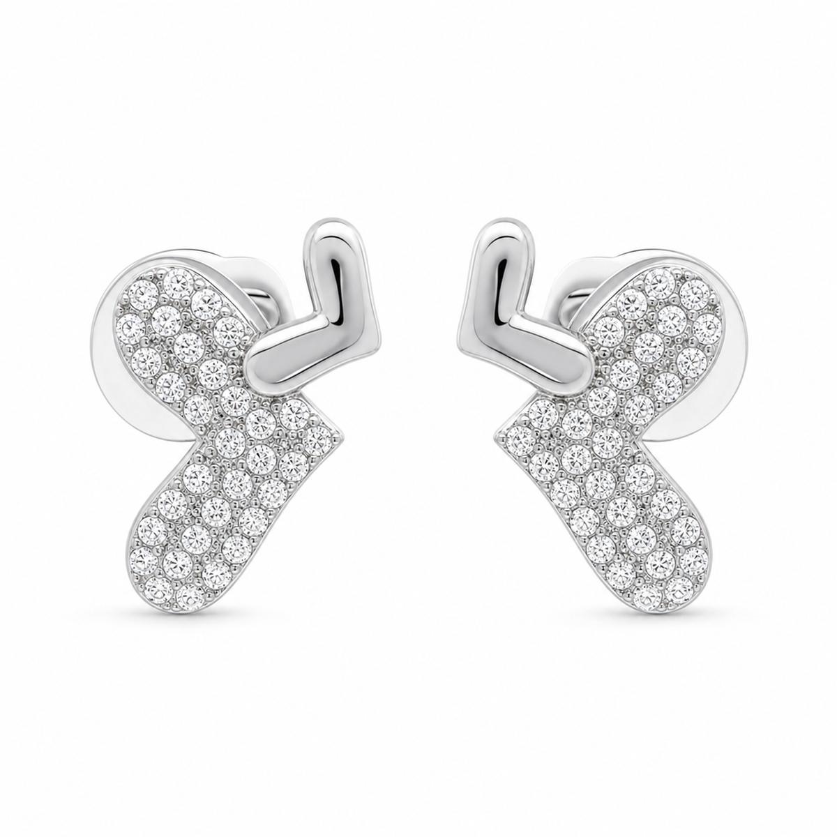 Silver Aira Elephant Earrings product image 1