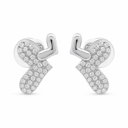 Silver Aira Elephant Earrings product image 1