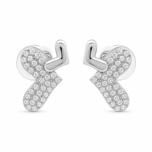 Silver Aira Elephant Earrings product image 1