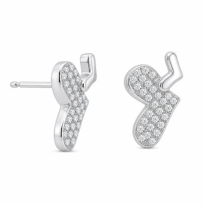 Silver Aira Elephant Earrings product image 3