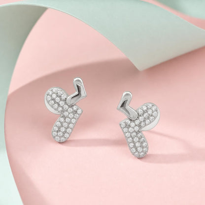 Silver Aira Elephant Earrings product image 5