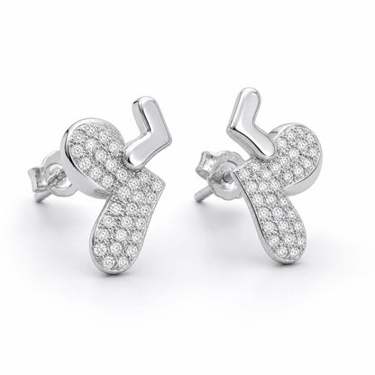 Silver Aira Elephant Earrings product image 2