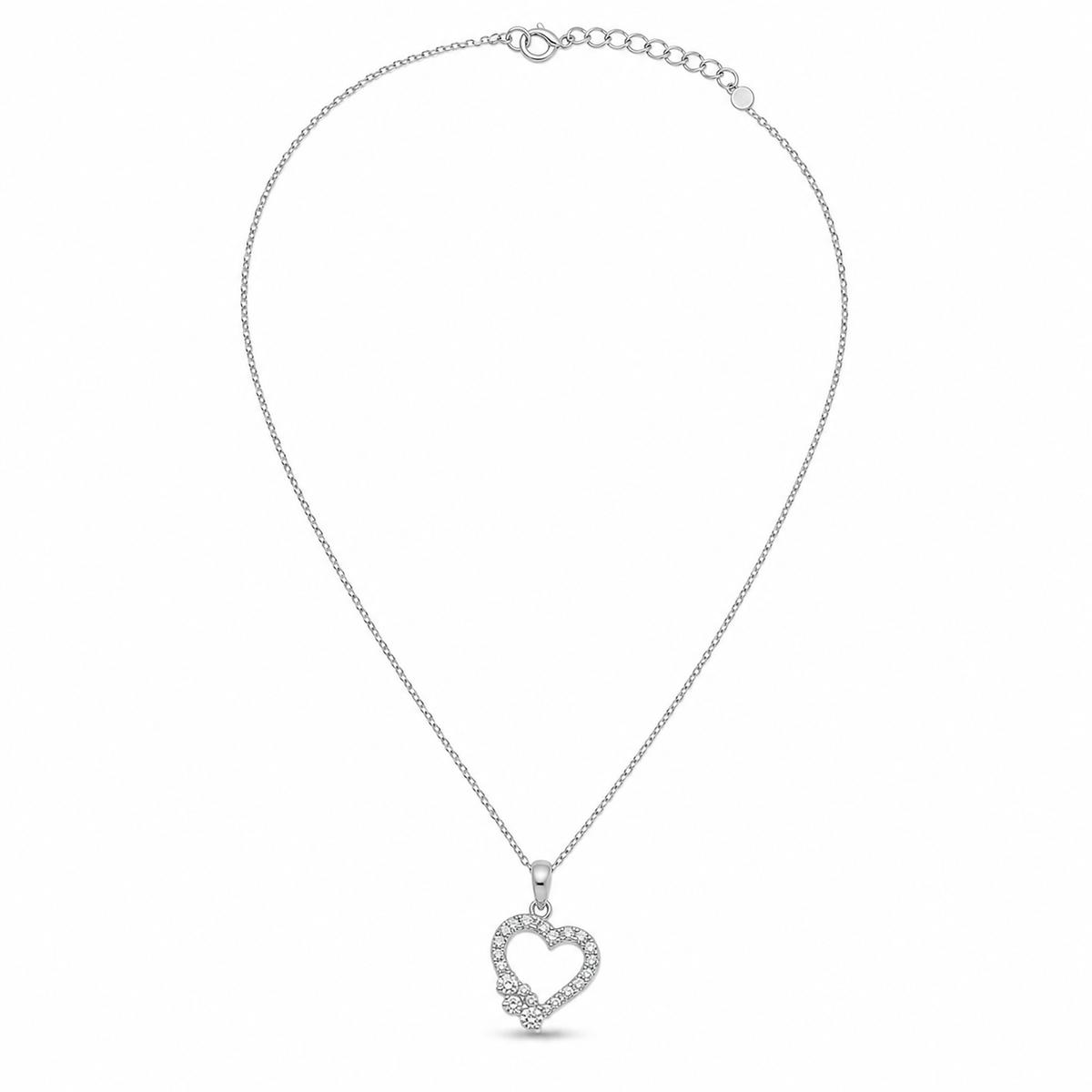 Silver Amora Heart Cascade Pendant product image 1