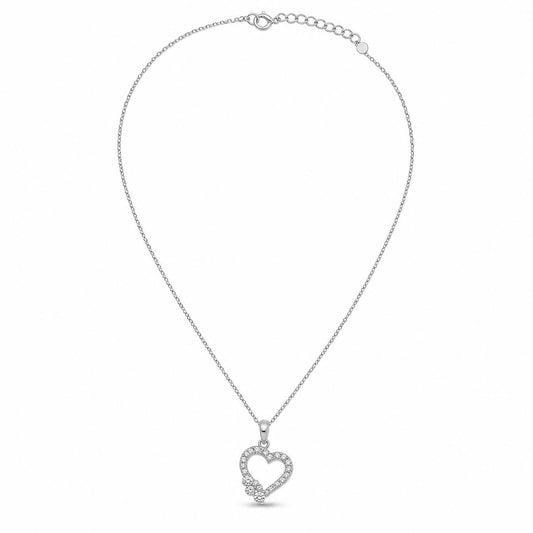 Silver Amora Heart Cascade Pendant product image 1