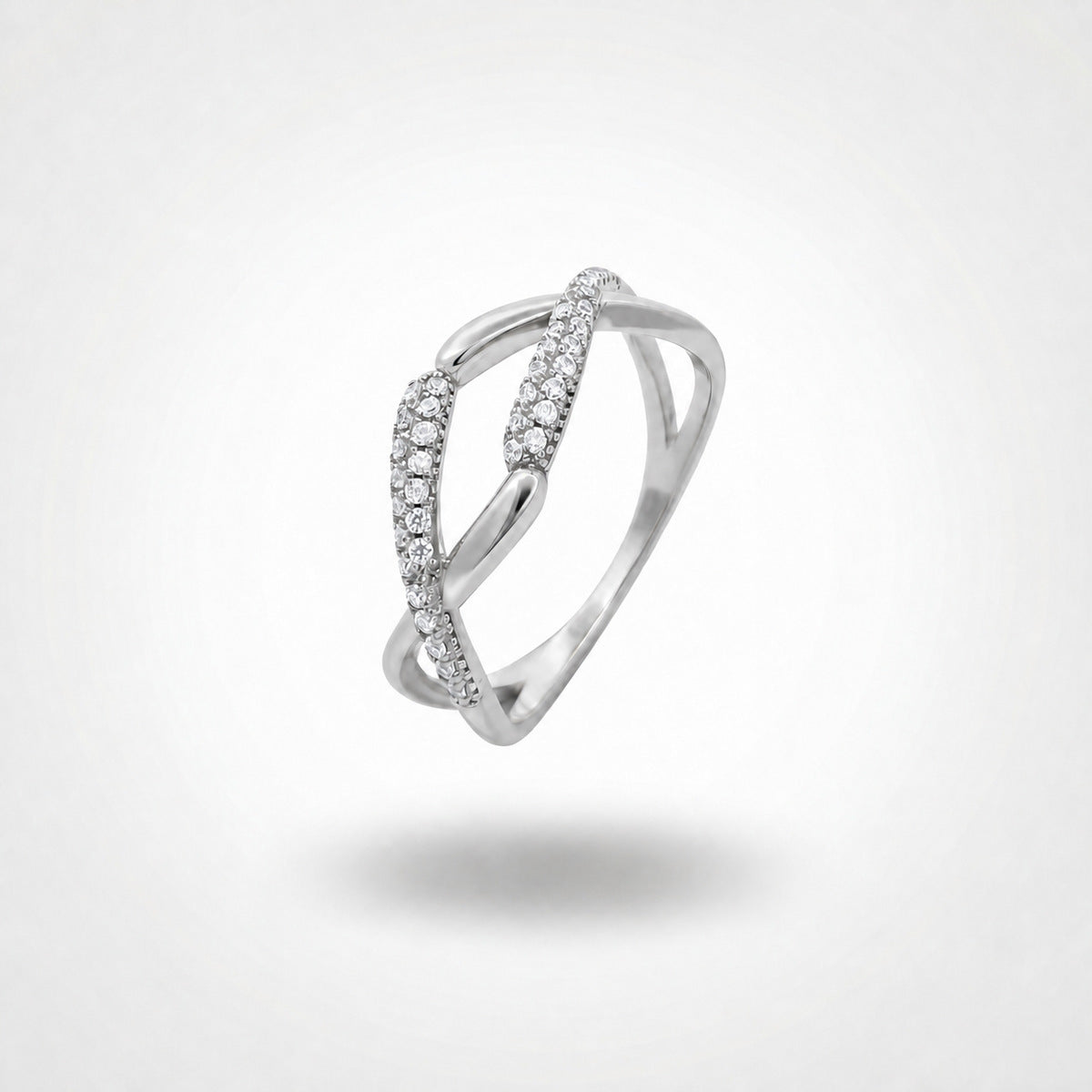 Silver Adjustable Arc Ring product image 1