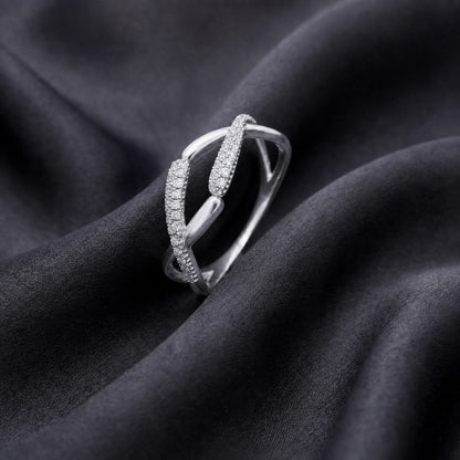 Silver Adjustable Arc Ring product image 2