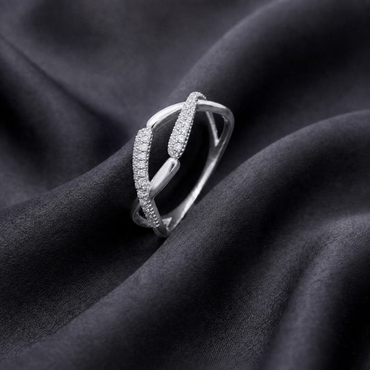Silver Adjustable Arc Ring product image 2