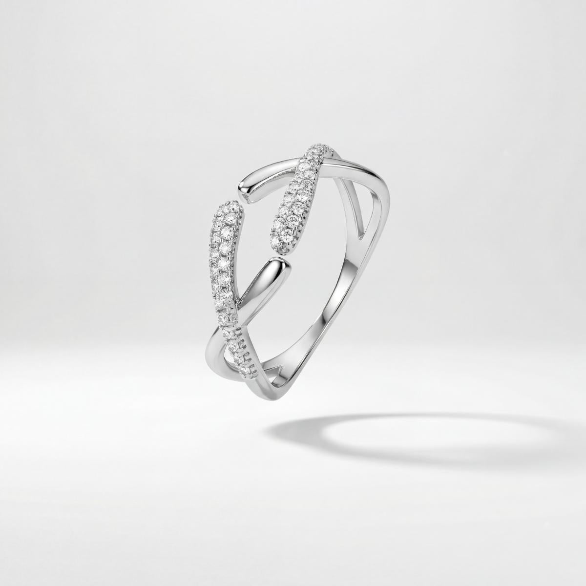 Silver Adjustable Arc Ring product image 1