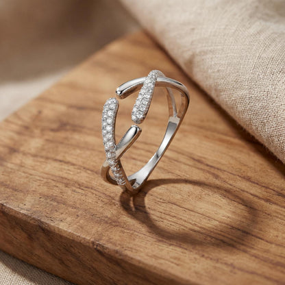 Silver Adjustable Arc Ring product image 2
