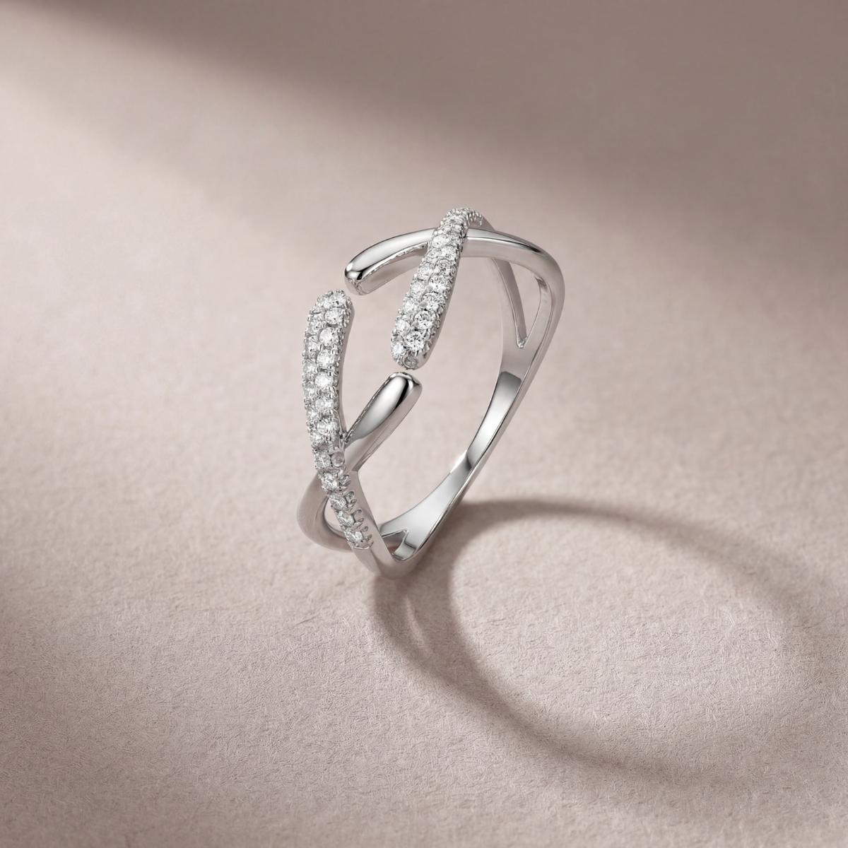 Silver Adjustable Arc Ring product image 3