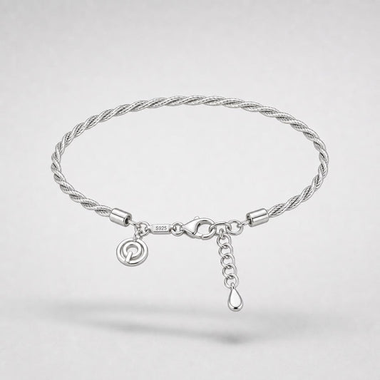 Silver Aria Twist Bracelet product image 2