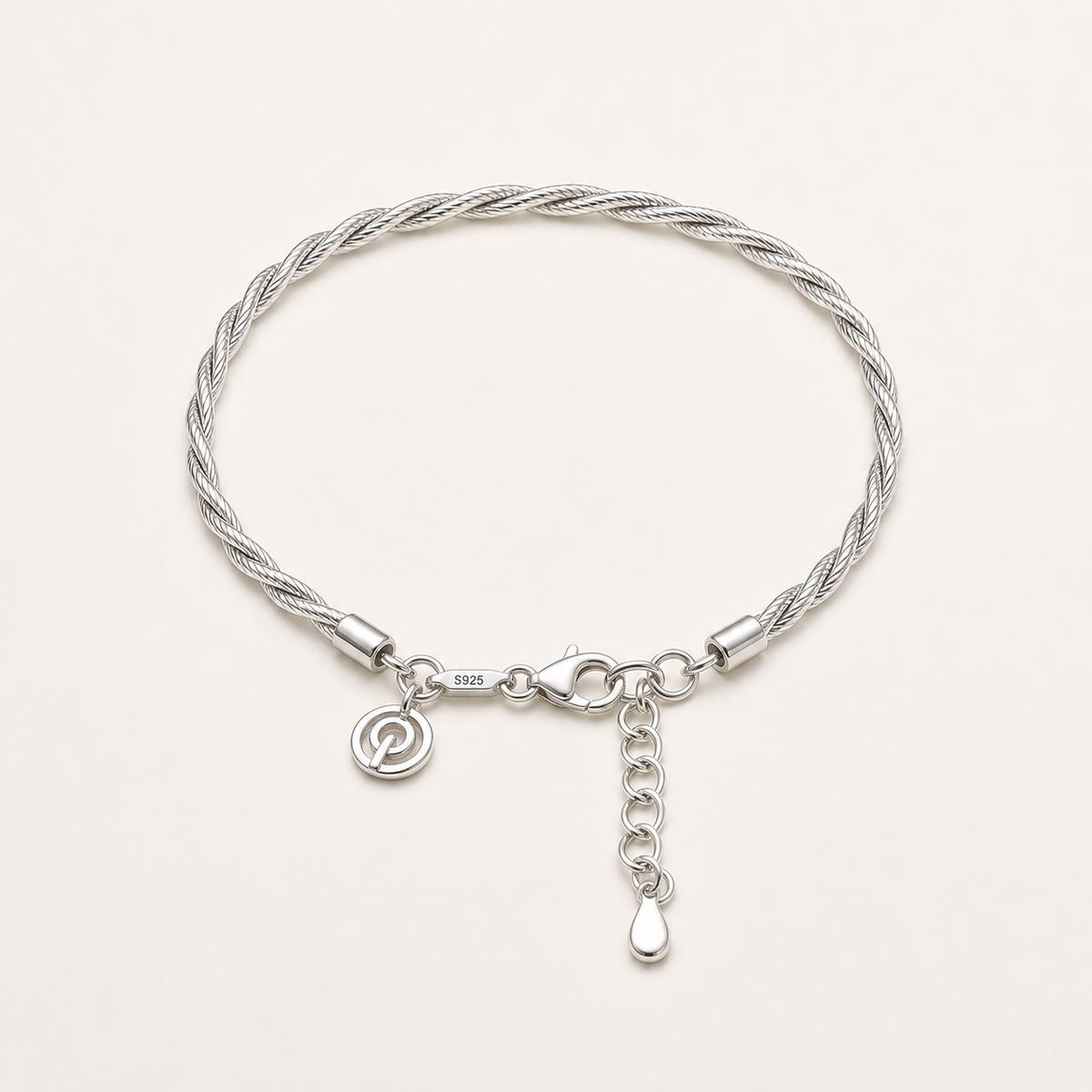 Silver Aria Twist Bracelet product image 11