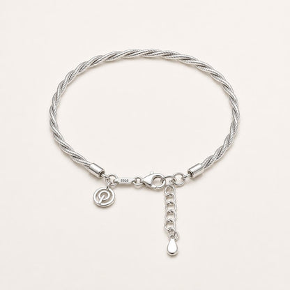 Silver Aria Twist Bracelet product image 11
