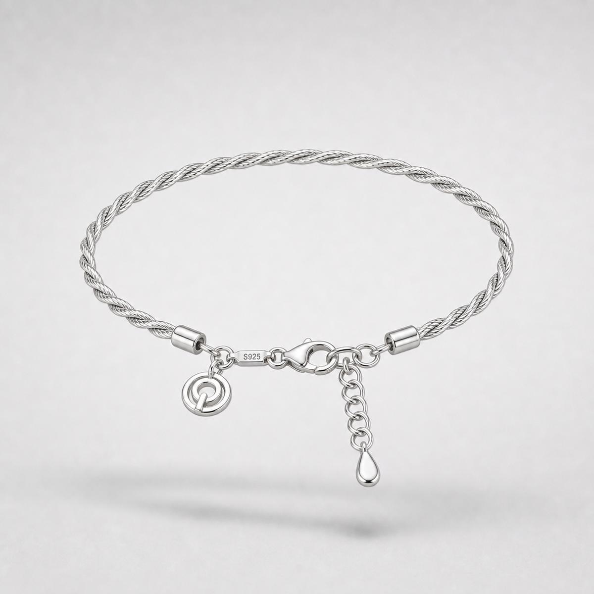 Silver Aria Twist Bracelet product image 3