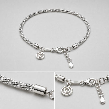 Silver Aria Twist Bracelet product image 12