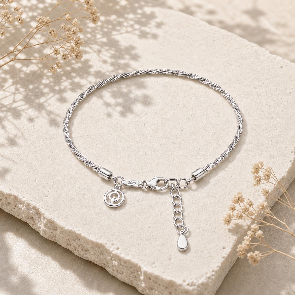 Silver Aria Twist Bracelet product image 8