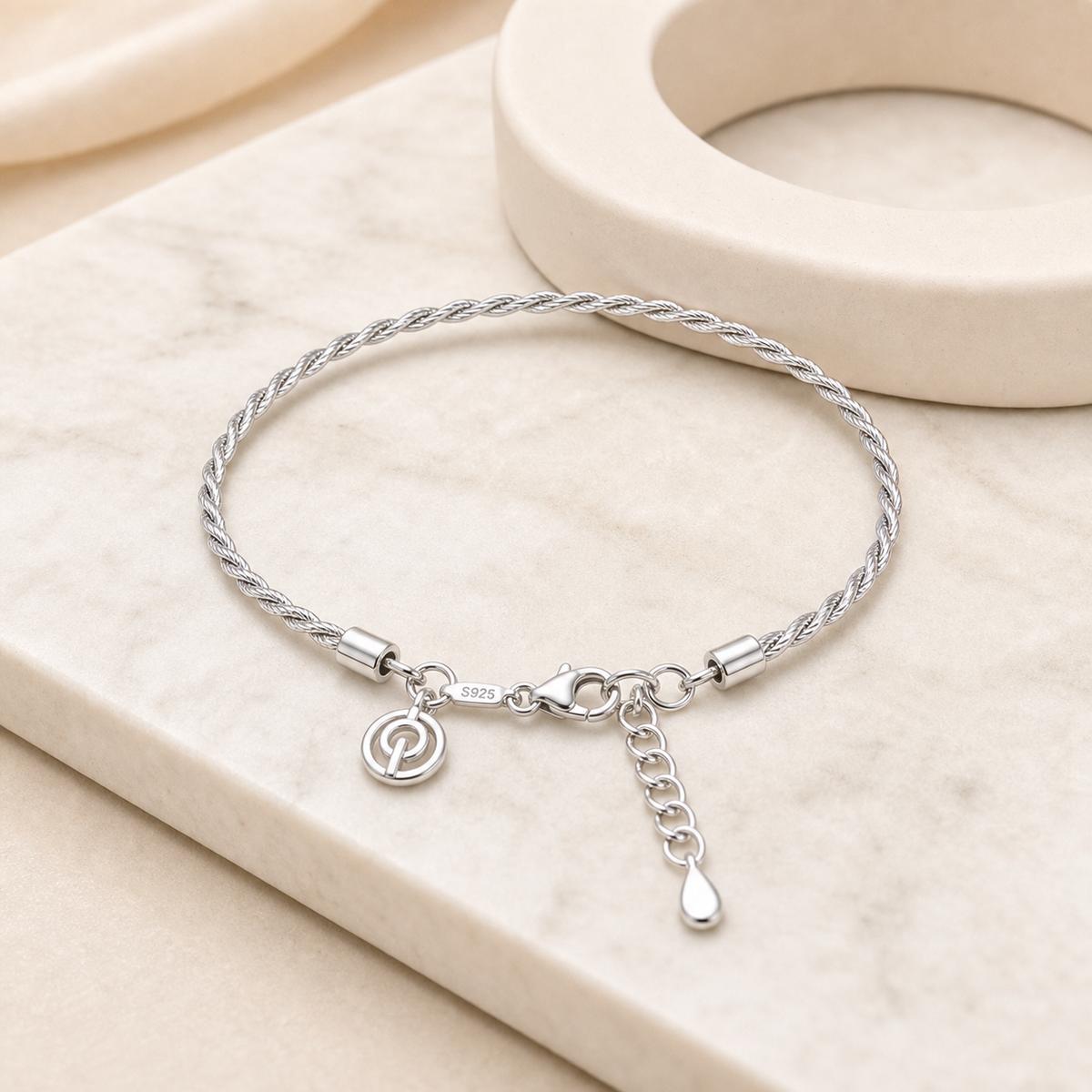 Silver Aria Twist Bracelet product image 2