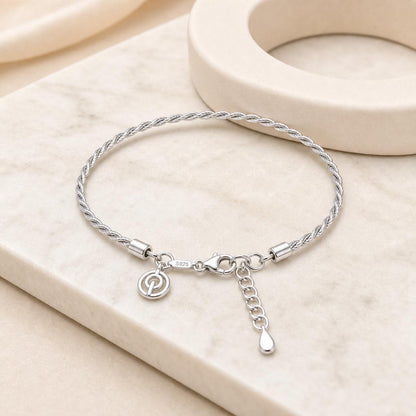 Silver Aria Twist Bracelet product image 2