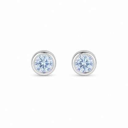 Silver Astra Bezel Earrings product image 1
