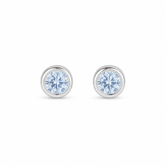 Silver Astra Bezel Earrings product image 1