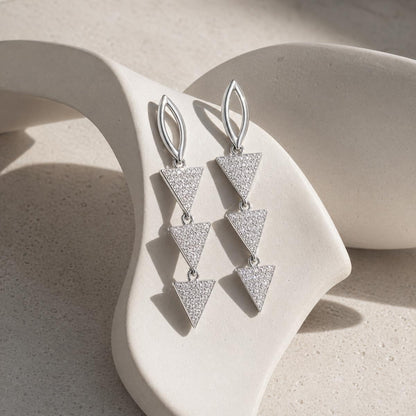 Silver Astra Cascade Earrings product image 4