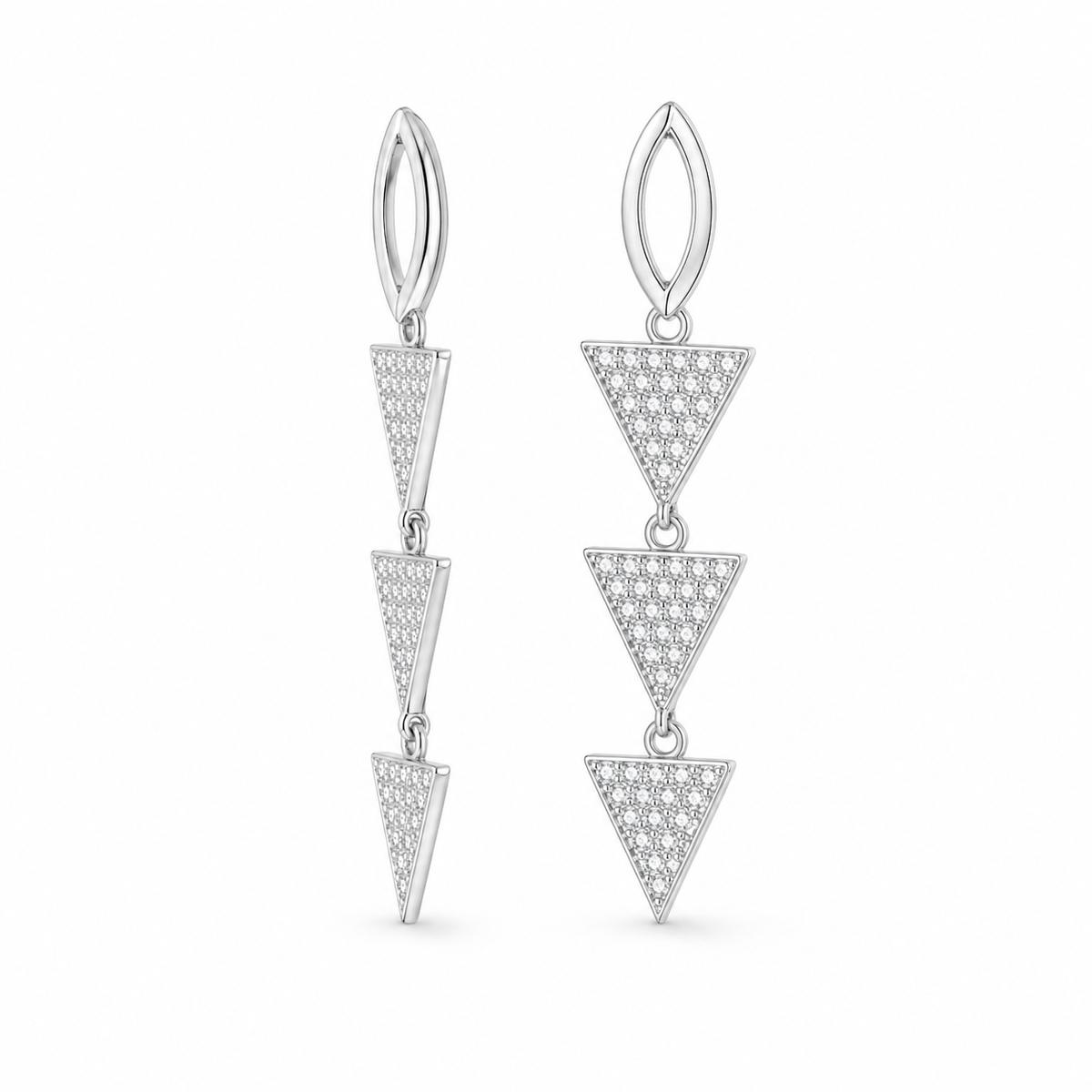 Silver Astra Cascade Earrings product image 3
