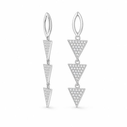 Silver Astra Cascade Earrings product image 3