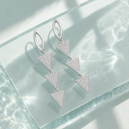 Silver Astra Cascade Earrings product image 5