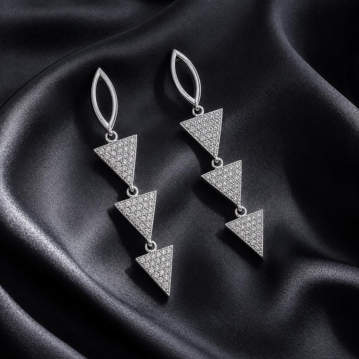 Silver Astra Cascade Earrings product image 6