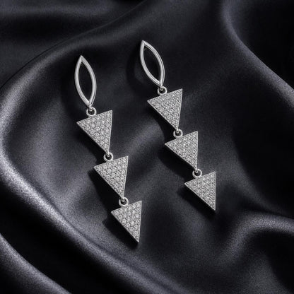 Silver Astra Cascade Earrings product image 6