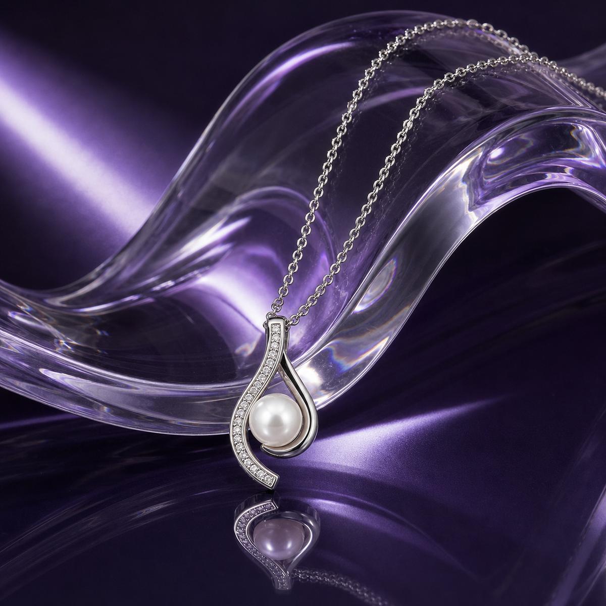 Silver Aurelia Paisley Pendant product image 7