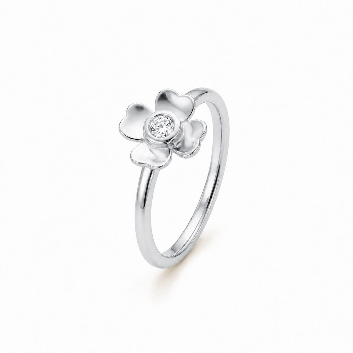Silver Blossom Charm Ring product image 1
