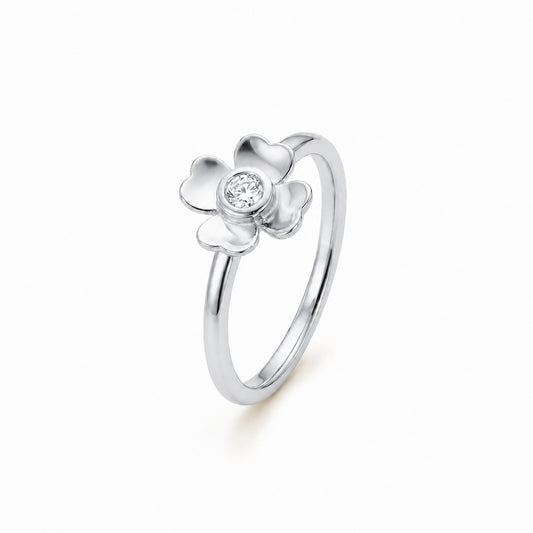 Silver Blossom Charm Ring product image 1
