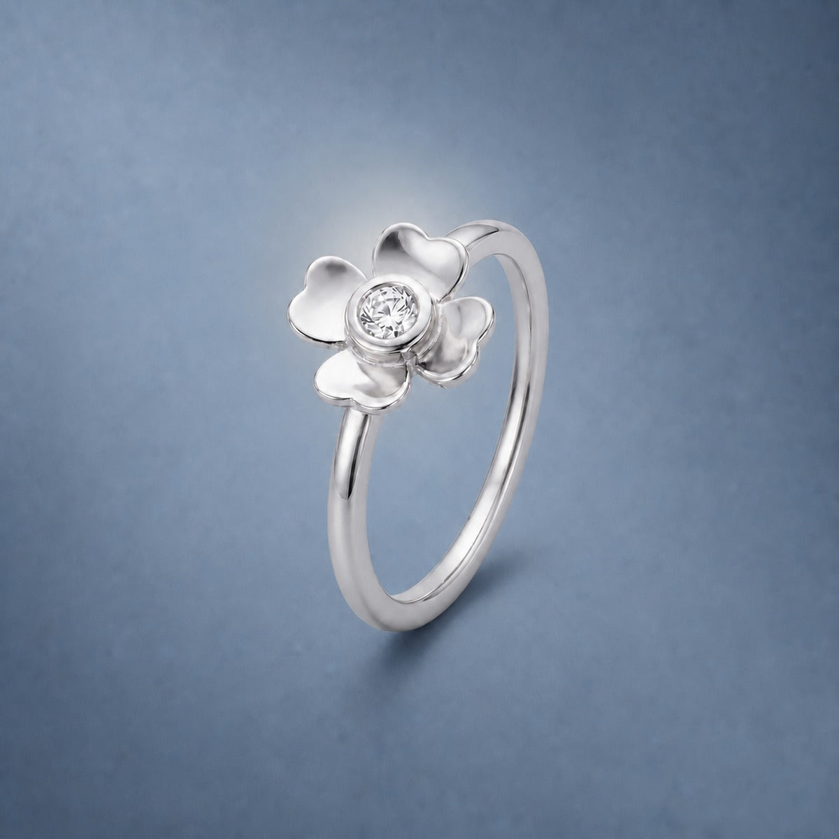 Silver Blossom Charm Ring product image 2