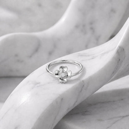 Silver Blossom Charm Ring product image 3