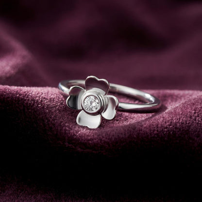 Silver Blossom Charm Ring product image 2