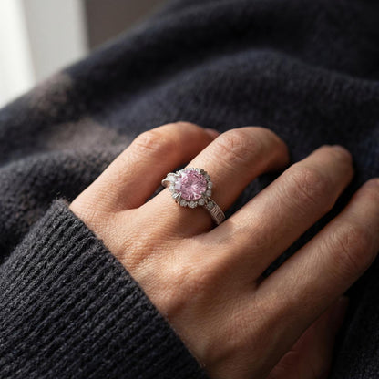 Silver Blush Crown Ring product image 3