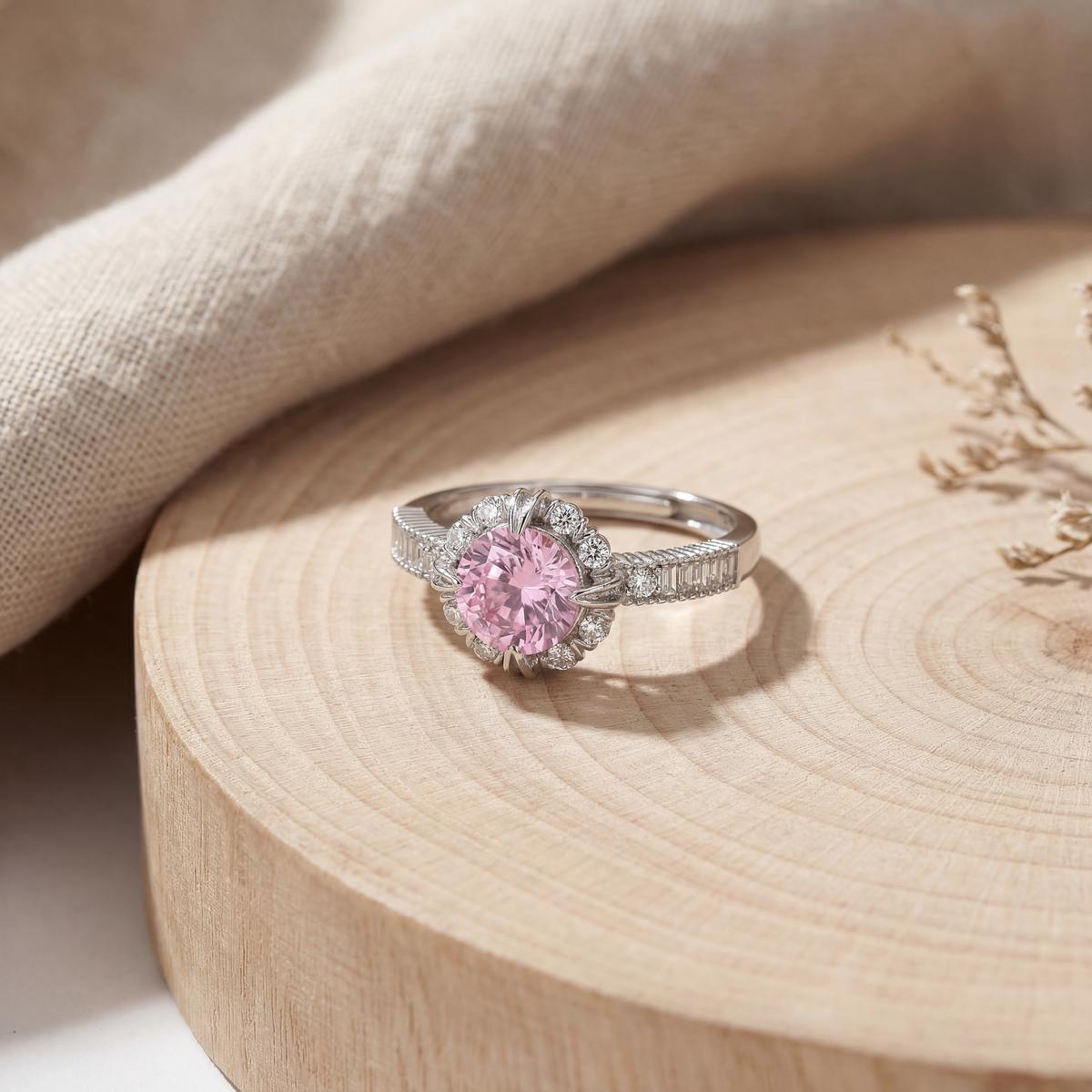Silver Blush Crown Ring product image 5