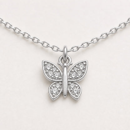 Silver Butterfly Spark Anklet product image 5