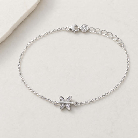 Silver Butterfly Spark Anklet product image 1