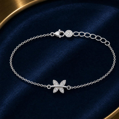 Silver Butterfly Spark Anklet product image 3