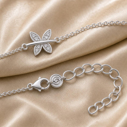 Silver Butterfly Spark Anklet product image 8