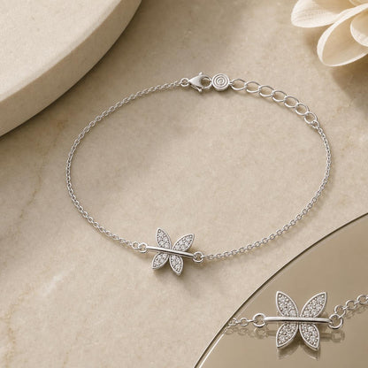 Silver Butterfly Spark Anklet product image 11