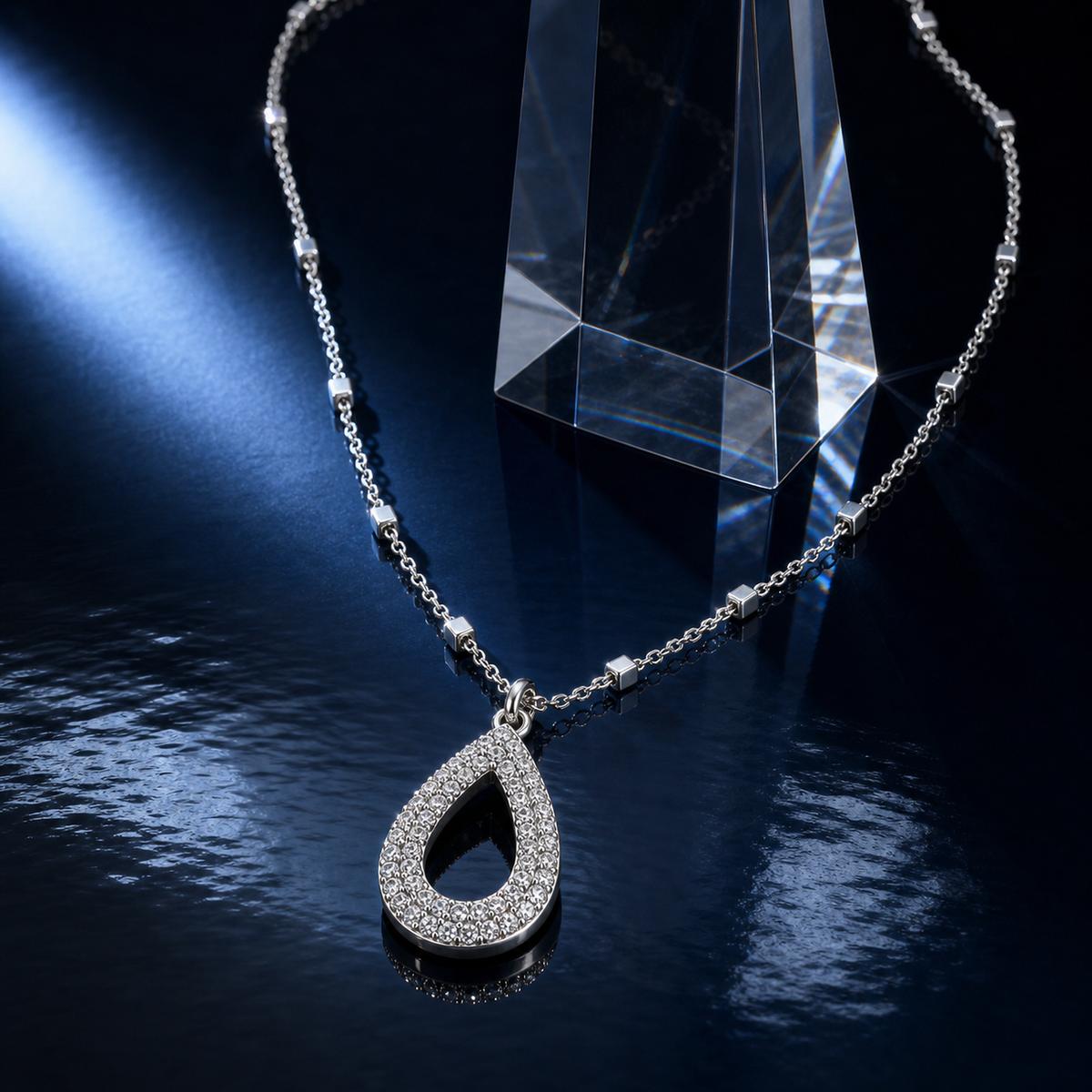 Silver Celeste Dewdrop Pendant product image 7