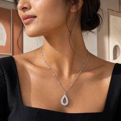 Silver Celeste Dewdrop Pendant product image 8
