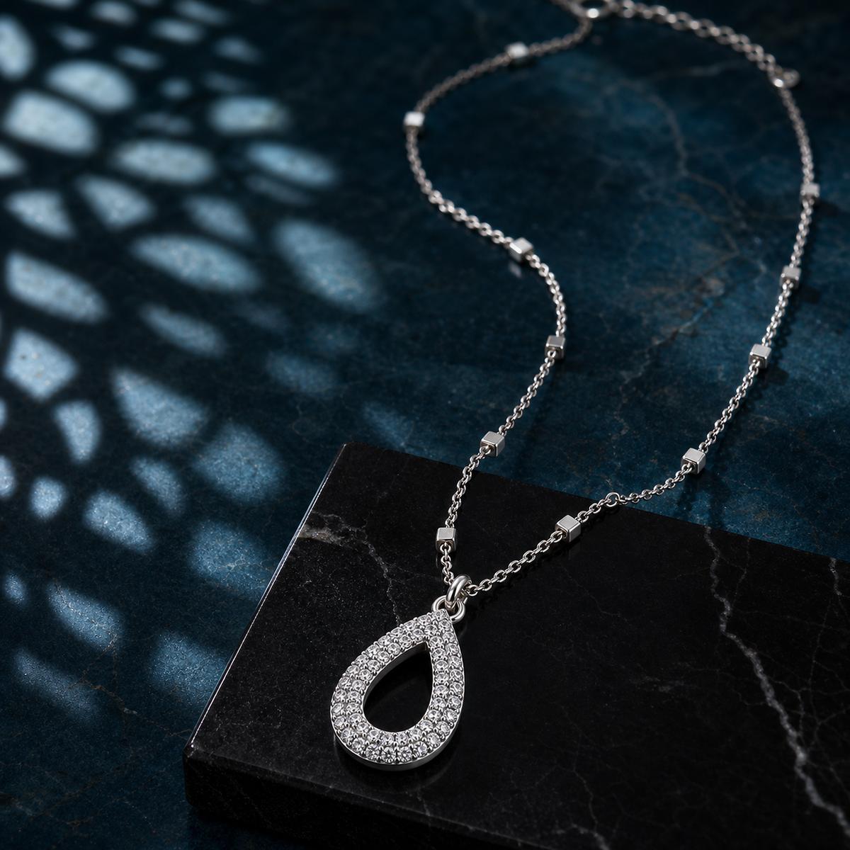 Silver Celeste Dewdrop Pendant product image 3