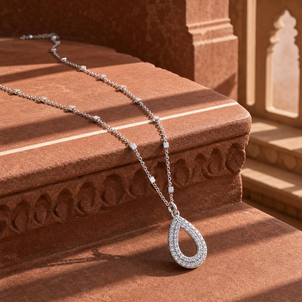 Silver Celeste Dewdrop Pendant product image 4