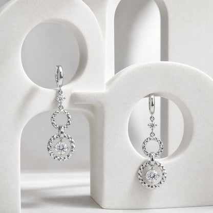 Silver Celeste Orbit Earrings product image 4