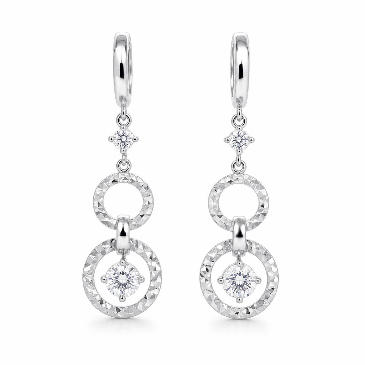 Silver Celeste Orbit Earrings product image 1