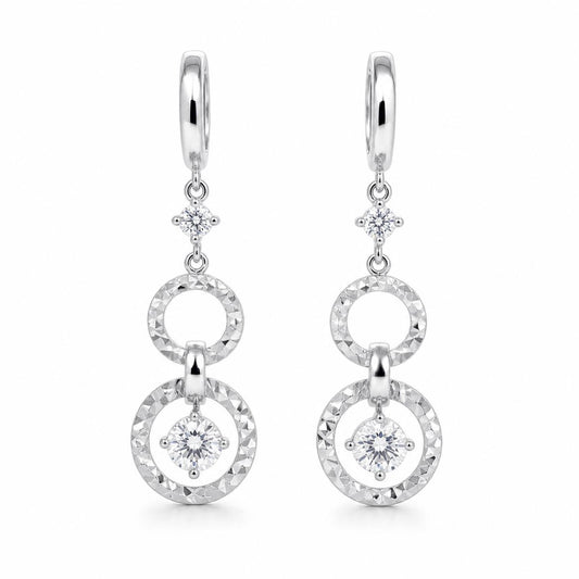 Silver Celeste Orbit Earrings product image 1